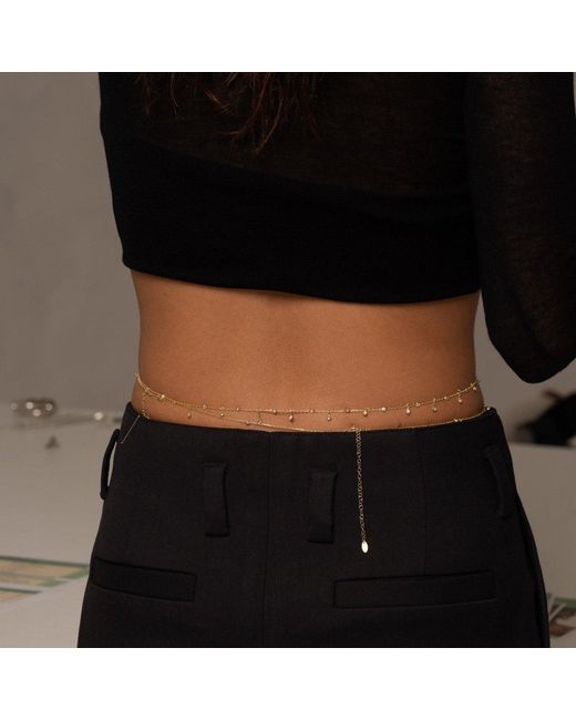 SHYMI White Single Belly Chain
