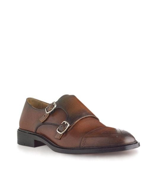 Mariano Shoes Brown Évora Oxford Dark Cognac for men