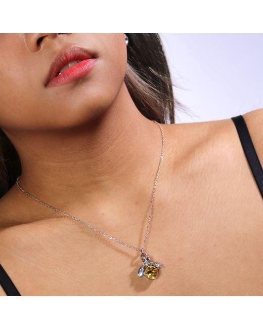 Vicki Sarge Black The Bee Necklace