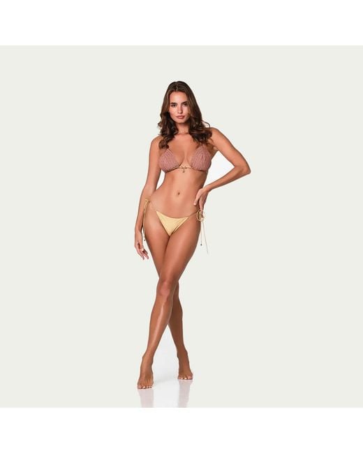 Cherina Beachwear Llc Pink Nora Top Crochet