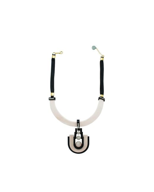 Gissa Bicalho Multicolor Handmade Acrylic Necklace Chocker Orion