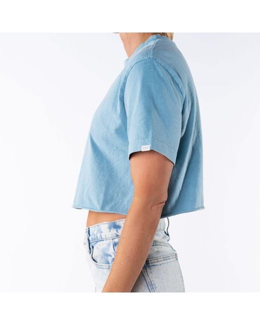 Ariko Blue Ocean Beach Crop Tee