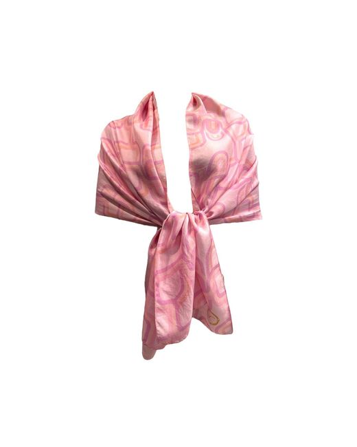 Julia Clancey Pink Lydy Fondant Silk Scarf