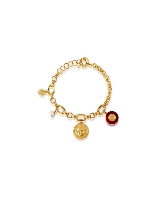 Retro Chic Metallic Retro Coin Bracelet