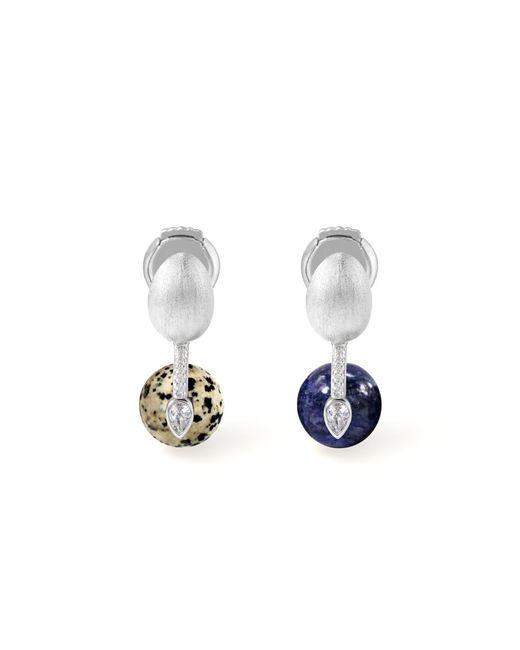 Freqnc Atelier Metallic Orphic Egg Earrings