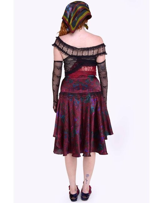 Natalia Petruch Purple Blossom Top