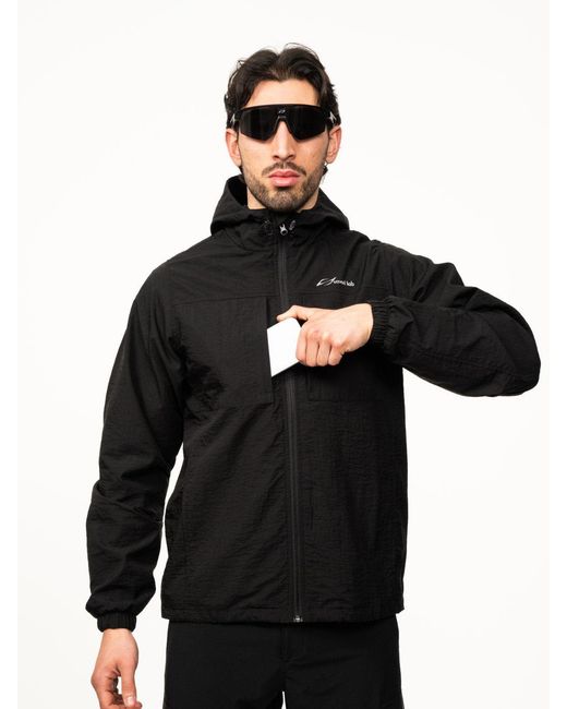 Saved Lab Black Windbreaker for men