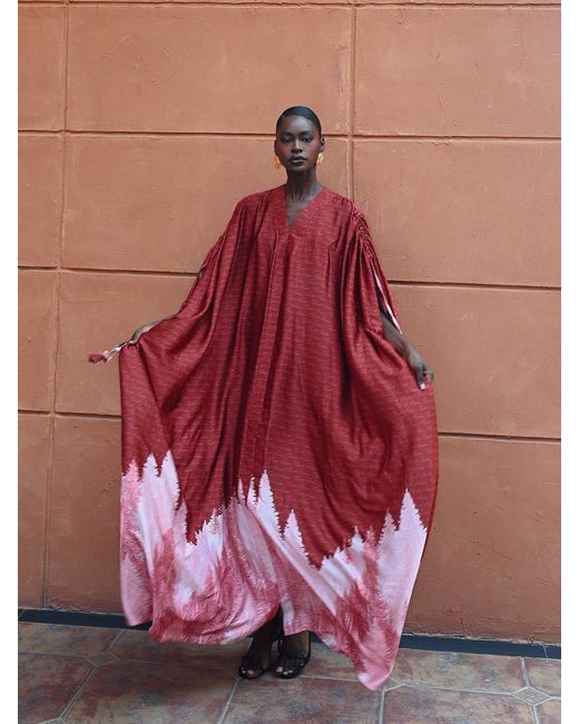 Flaunt Archive Red Suri Kaftan