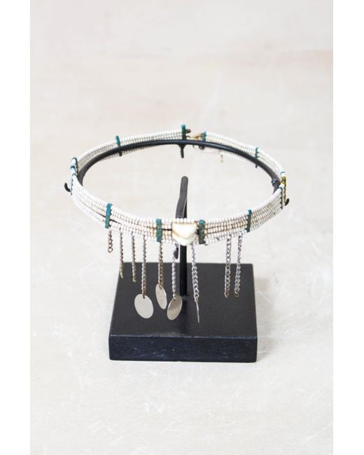 Botanical Boys Black Kenya Maasai Beaded Necklace