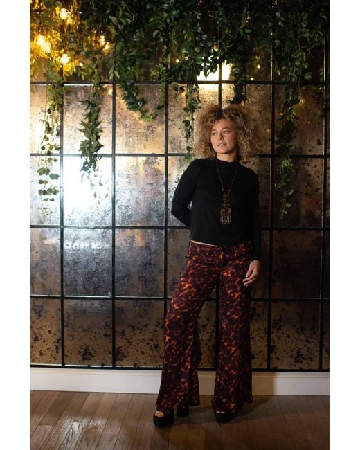 Jennafer Grace Red Mareesa Trousers