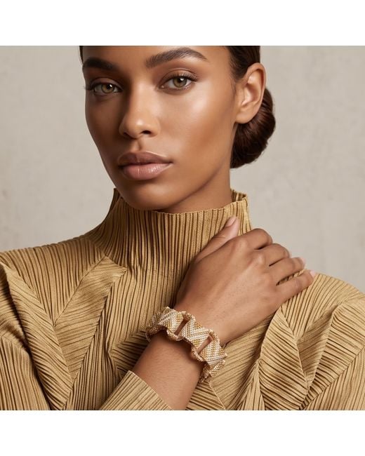 Iliana Arrazola Metallic Bold Chunky Link Bracelet