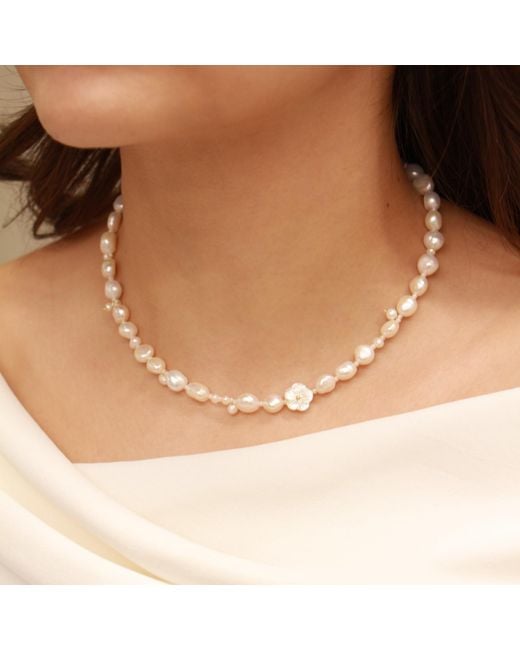 Agora Jewellery Metallic Cleito Matmazel Necklace