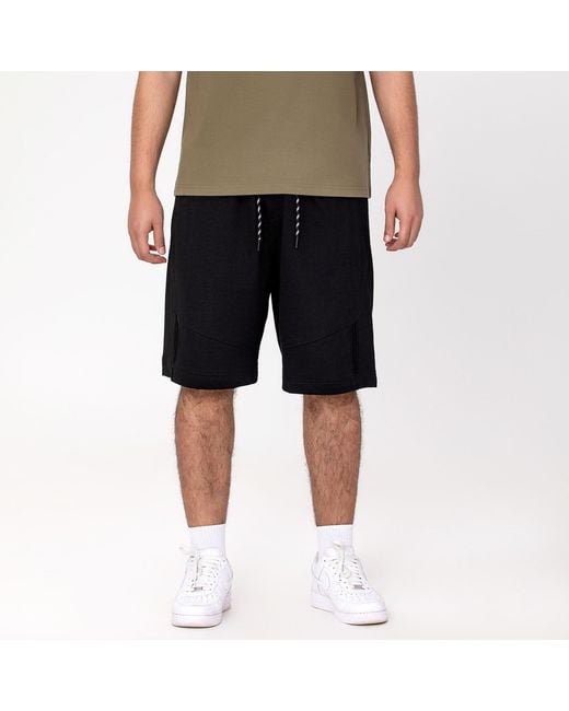Smart and Joy Black Shorts With Decorative Strings for men