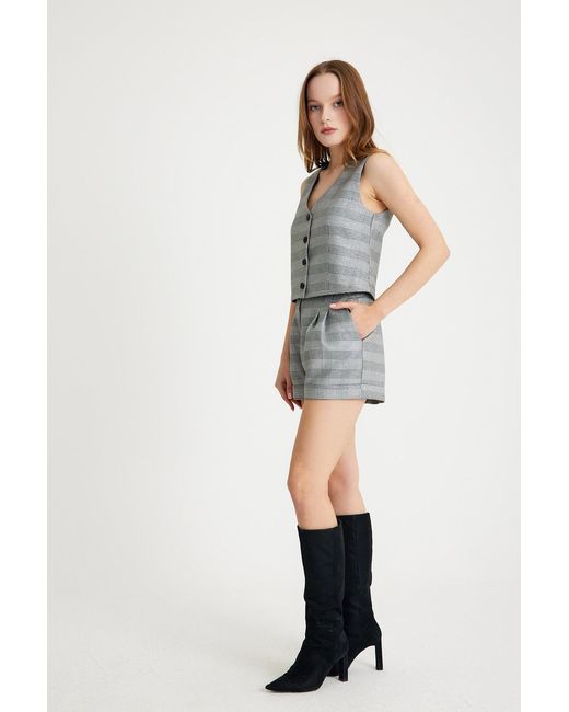 Growny Gray Suzie Short