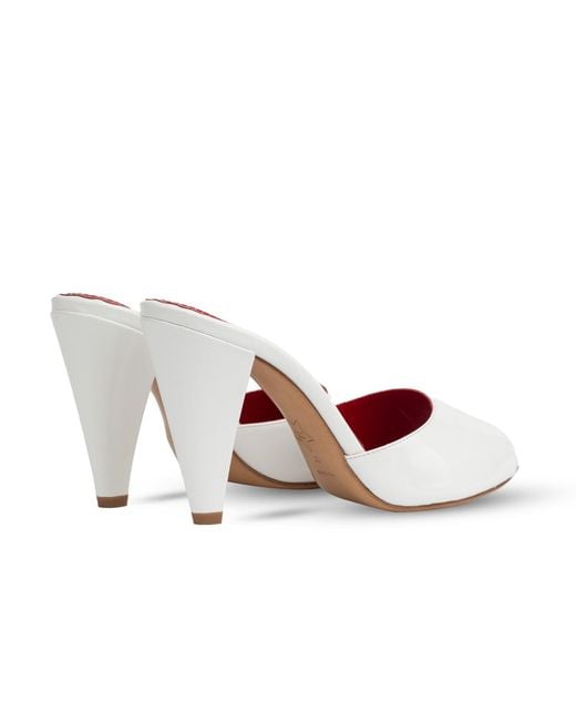 Rosamund Muir London Pink Montavia Patent Mules