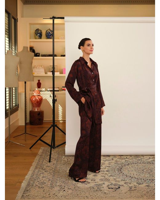 Juan Avellaneda X Seeiou Brown Kai Printed Pants