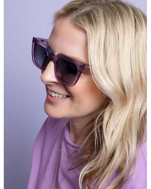 ZOË DE PASS EYEWEAR Purple Kate Amethyst