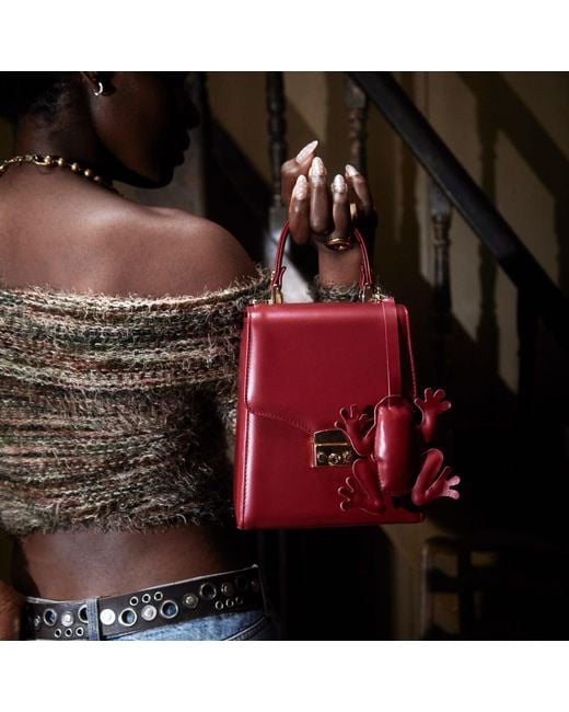 F3Rog by Rana Red Burgundy Crossbody Box Bag
