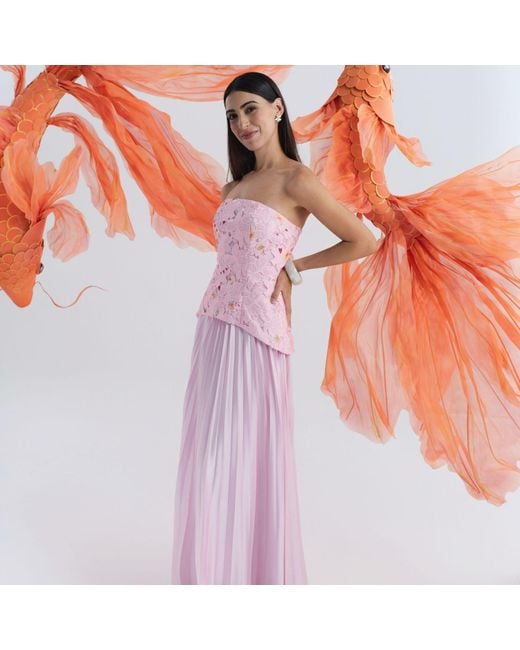 justin tong pink dress Justin Tong