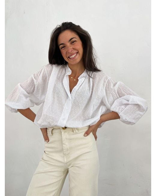 Mind Traveler White Blusa Julia Blanca