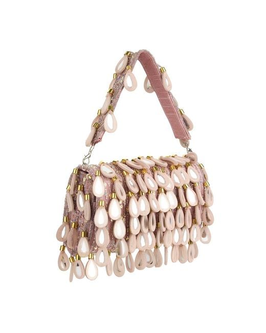 Pode Pink Taylor Beaded Mirror Bag