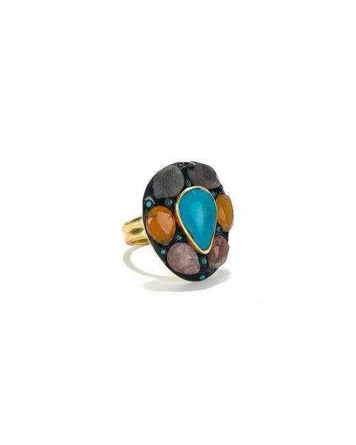 By Virgo Blue Calindra Ring