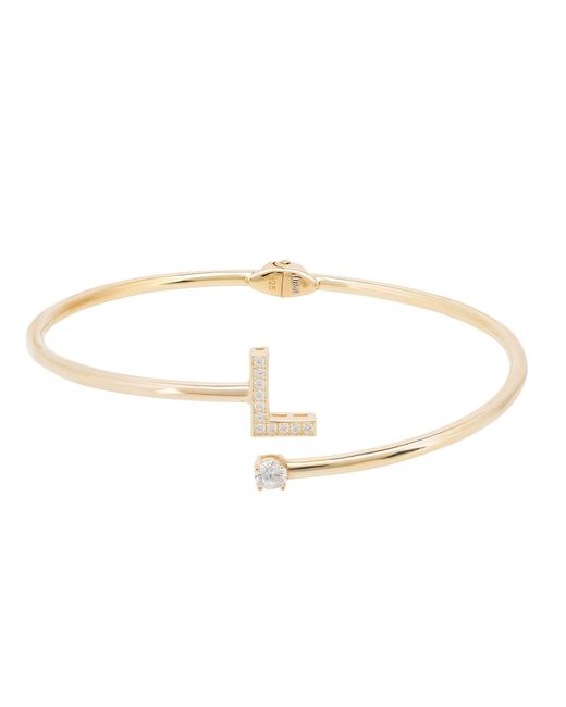 Latelita London Metallic Initial Bangle L