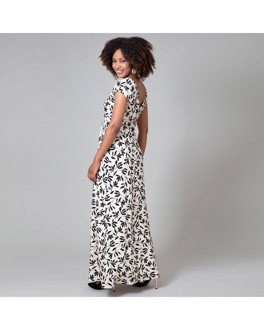 Alie Street London White Neutrals Sophia Maxi Dress