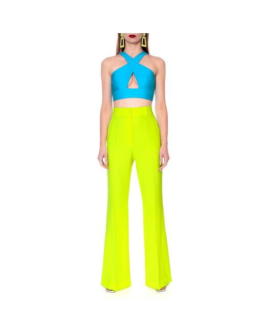 AGGI by HALEWSKI Camilla Yellow Laser Pants