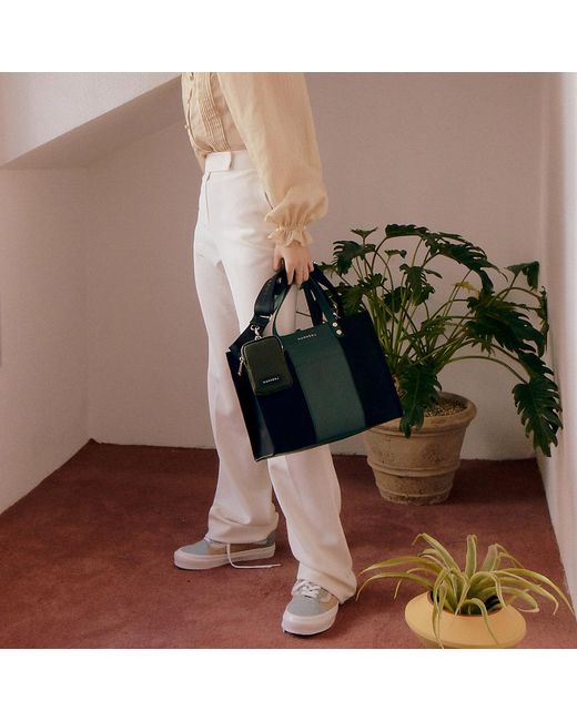MARHEN.J Black Canvas Tote Bag