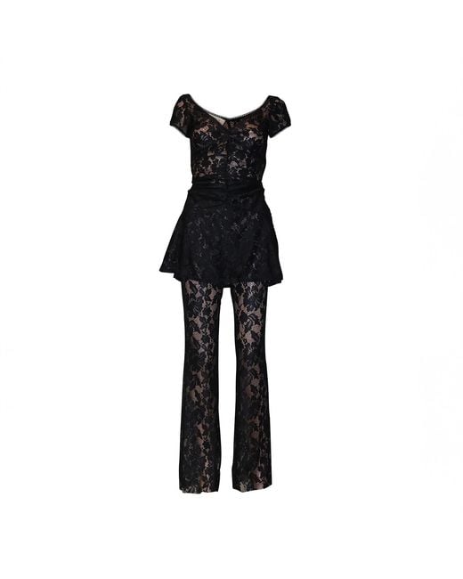 Love and Nostalgia Black Courtney Lace Dress