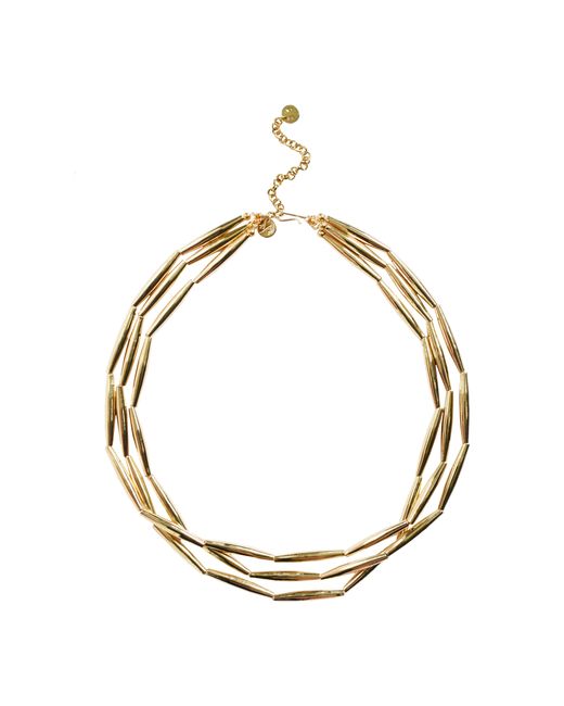 Adriana Pappas Designs Metallic Liquid Necklace