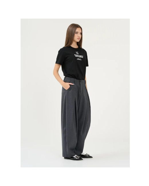 Win Out Gray Unconventional Suit Trousers Wm