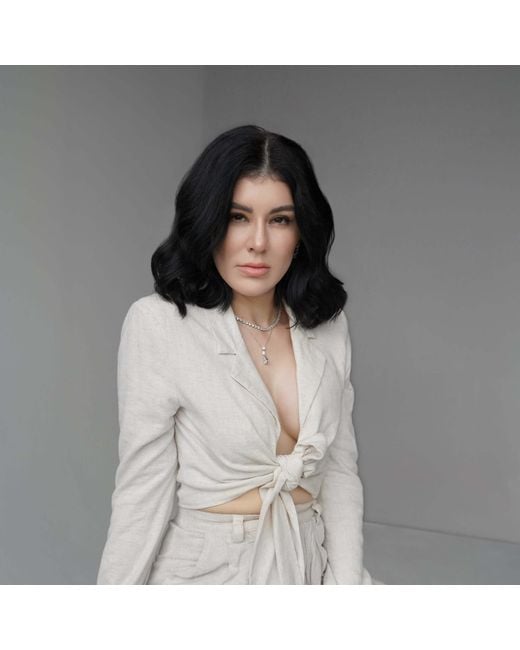 Viviana Halil Metallic The Coco Premium Zirconia Necklace