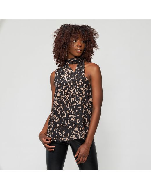 Solgo Atelier Blue Ade One-Shoulder Mulberry Silk Top