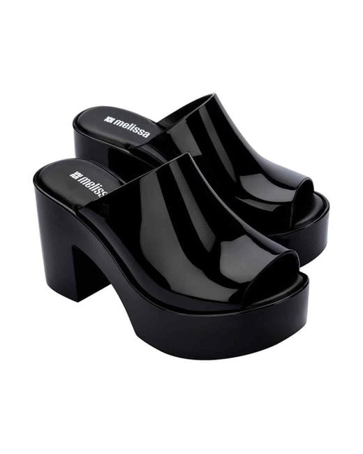Melissa Black Mule Hype