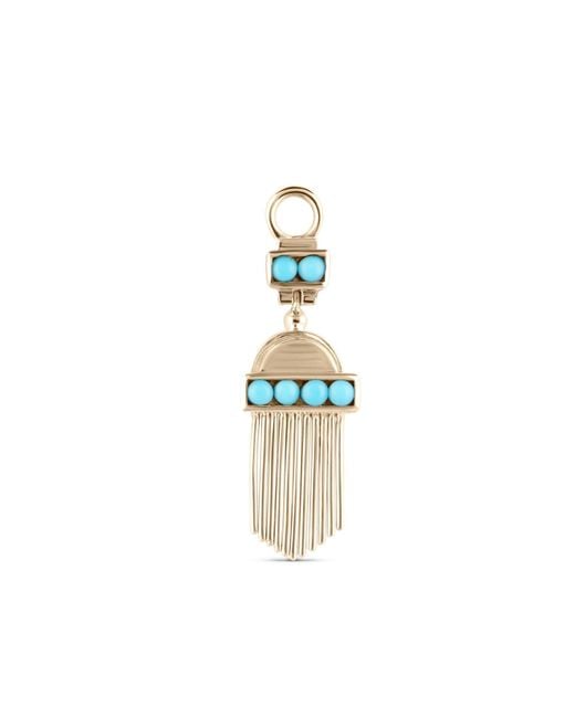 Zohreh Metallic Limited Edition Aztec Earring Charm 9K