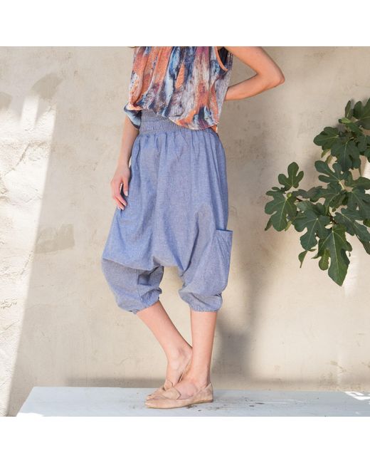 Misha Vaidya Blue Luna Trousers