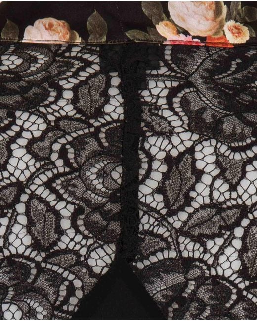 Sophie Cameron Davies Black Peony Silk Bow Blouse