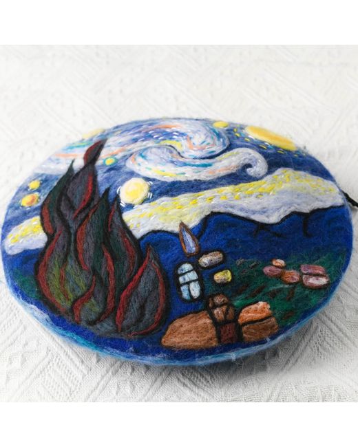 Heartfelt Layers Blue Van Gogh Starry Night