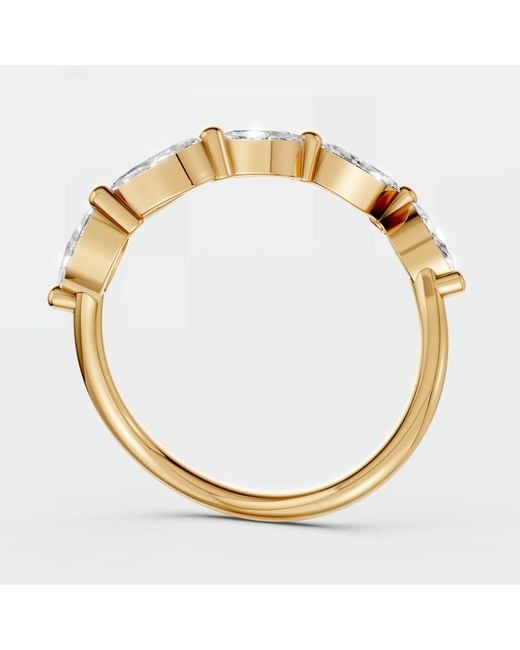 Aya Fine Jewelry Metallic Marquise Lab Diamond Twist Ring