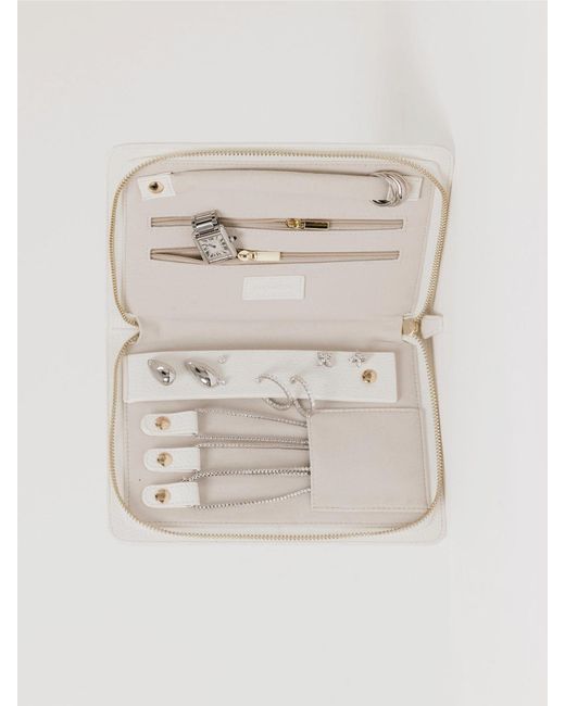 augustnoa Metallic Travel Jewelry Organizer