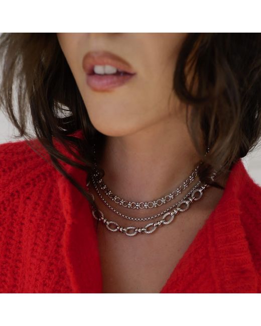 Leeada Jewelry Metallic Glo Necklace