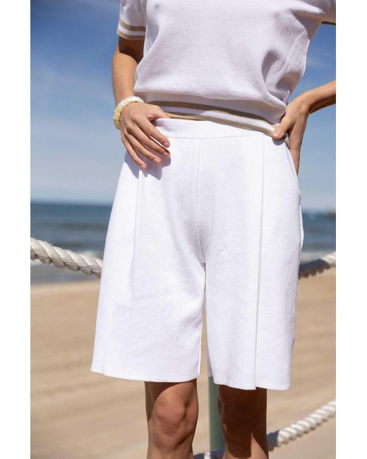 SALANIDA White Vento Bermuda Shorts