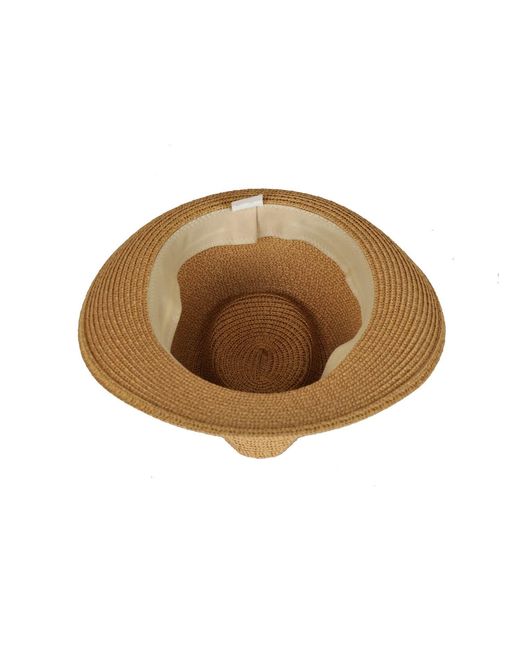 DAVID WEJ Black Hugo Trilby Straw Hat for men