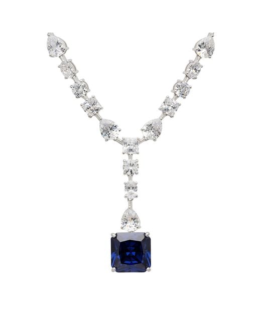 Latelita London Blue Penelope Tanzanite Statement Necklace