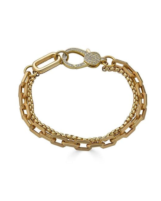 Loni Paul Jewelry Metallic Pave Connector Bracelet