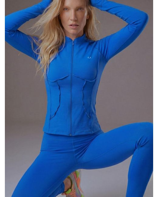 Altra Volta Blue Azure Sculpt Zip Jacket