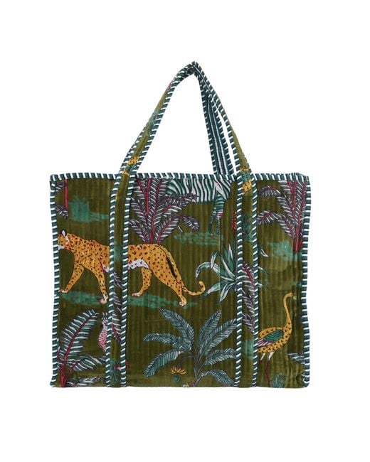 Conscious Yoga Collective Green The Jungle Tote