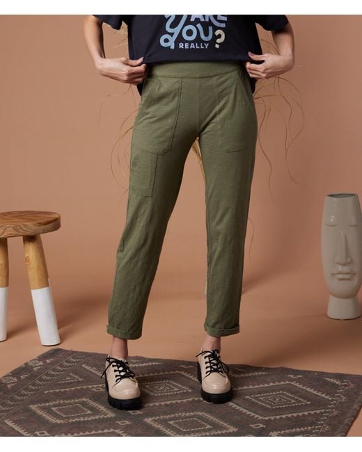 Known Supply Green Mid Rise Slim Pants